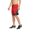 Red Patched Basketball Shorts