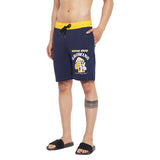 NAVY GROW GRAPHIC RELAXED FIT SHORTS Shorts Fugazee 