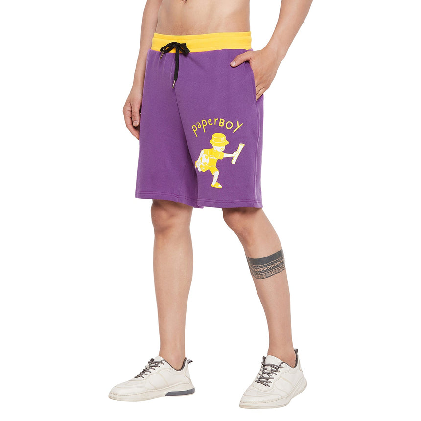 Paperboy Graphic Oversized Shorts Shorts Fugazee 
