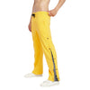 Yellow Flared Snap button Jogger