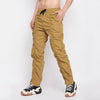 Khaki Gathered Relaxed Fit Trackpants