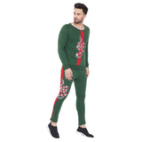 Forest Green Snake Patched Sweatshirt Sweatshirts - Fugazee