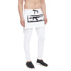 White Layered Joggers