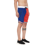 Red & Blue Active Basketball Shorts Shorts Fugazee 