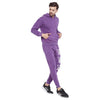 Purple Skeleton Print Oversized Combo Tracksuit