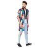Technicolor Paisley Mesh Kimono