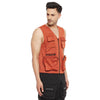 Rust Tactical Zipped Gilet