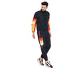 Black Cut and Sew Taped Wind Cheater Tracksuit