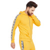 Lemon Checkered Taped Hoodie Sweatshirts - Fugazee