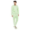 Pastel Green Dyed Oversized Sweatshirt & Relaxed Fit Joggers