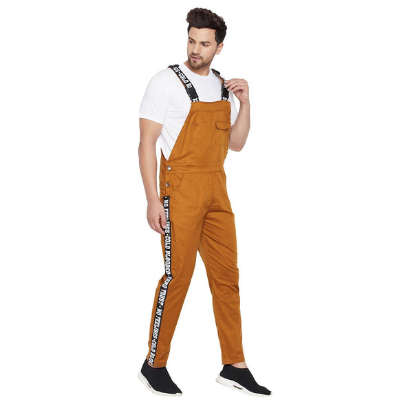 Camel Taped Full Length Dungaree