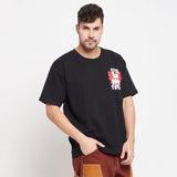 Black Love Graphic Oversized Tshirt