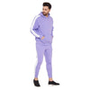 Plum Overzised Taped Sweasthirt and Joggers Combo Tracksuit