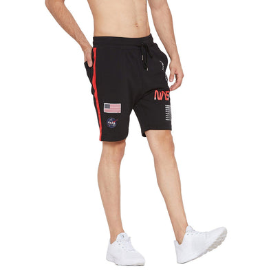 Black NASA Base Layer Shorts Shorts - Fugazee