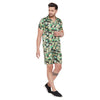 Black Panther Printed Cuban Shirt and Shorts Combo Set