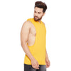 Yellow Hooded Stringer Vest Vest - Fugazee