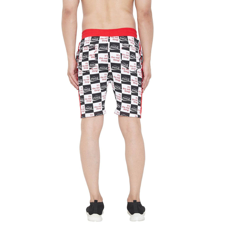 Cocacola Checkered Taped Shorts Shorts Fugazee 