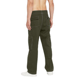 Olive Carpenter Cargo Pants