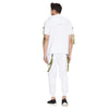 White Crime Scene Taped Sweatshirt and Trackpants Clothing Set