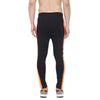 All Black Neon Orange Reflective Joggers Joggers - Fugazee