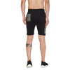 Black Rainbow Reflective Patched Shorts