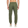 Olive Oversized Contrast Stitch Trackpants