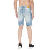 Blue Denim Distressed Shorts Shorts Fugazee 