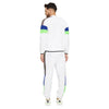 White Relaxed Fit Rainbow reflective Combo Tracksuit