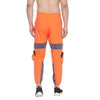 Orange  Rainbow Reflective Cargo Trackpants