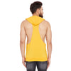 Yellow Hooded Stringer Vest Vest - Fugazee