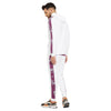 White Oversized Paisley Taped Combo Tracksuit *WARM*