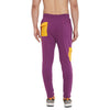 Lilac Yellow Patched Trackpants