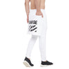 White Layered Joggers