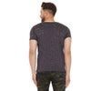 Charcoal Bulletholes Scoop Neck Tee