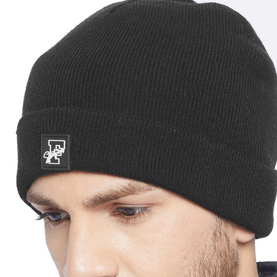 Black Fisherman Beanie