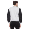 Grey Varsity Bomber Jacket