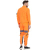 Orange Nylon Rainbow Reflective Cargo Tracksuit