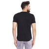 Black Snake Patch Curved Hem Tee T-Shirts - Fugazee