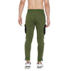 Olive Cargo Taped SweatPants Joggers - Fugazee