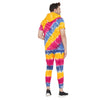 Tie & Dye Multicolored Tshirt and Joggers Combo Suit