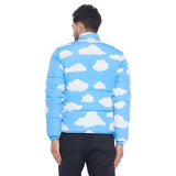 Cloud Print Quilted Jacket Jackets Fugazee 