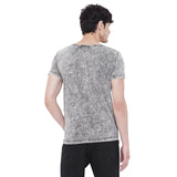Acid Washed Deep Scoop Neck Tshirt T-Shirts - Fugazee