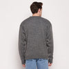 Charcoal Anime Oversized Sweater