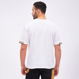 White Rainbow Tape Oversized Tee T-shirts Fugazee 