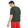 Forest Green Red Patch Pocket Tshirt