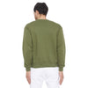 Olive Contrast Patch Pocket Sweatshirt