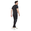 Black Rainbow Reflective Taped Tshirt and Joggers Combo Suit