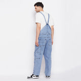 Blue Baggy Carpenter Dungaree Dungarees Fugazee 