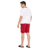 Red Toxic Oversized Tshirt And Shorts Clothing Set