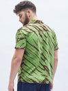 Green Tie Dye Cuban Shirt